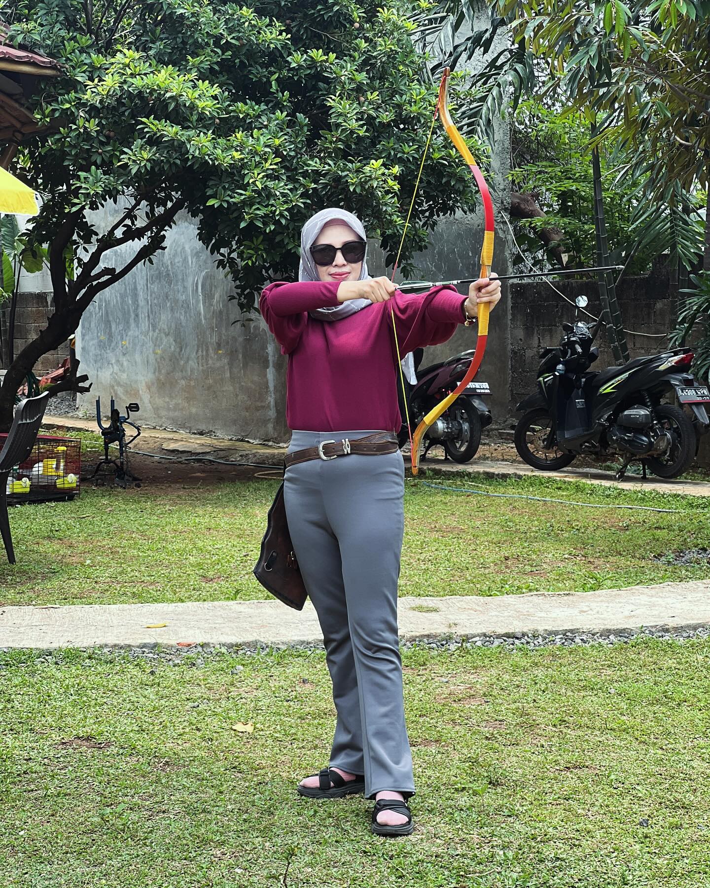 Latihan memanah Pemula